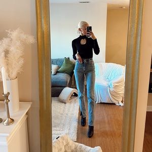 Abercrombie & Fitch Black Keyhole Sweater